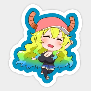 chibi louca Sticker